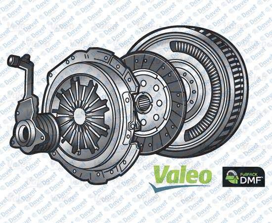 VALEO 837597 Dmf Volant + Debriyaj Set Golf V - Golf Vi - A3 - Jetta - Passat - Tiguan 2.0 Tdi Bkd / Cbaa / Cffa / Cbab / Cff  ####